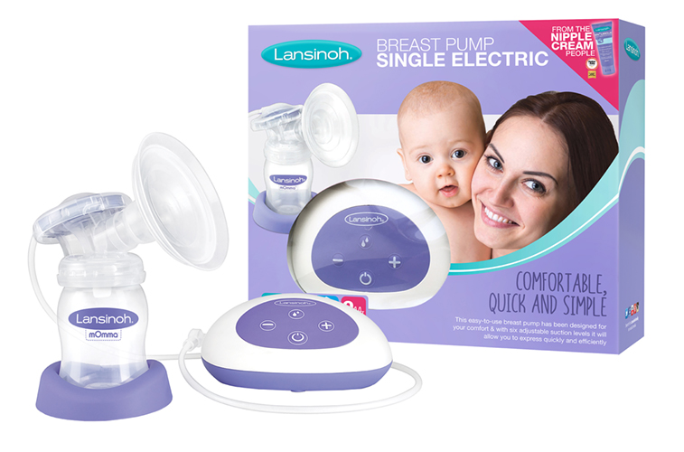 Lansinoh's Single Electric Breast Pump is BPA and BPS free